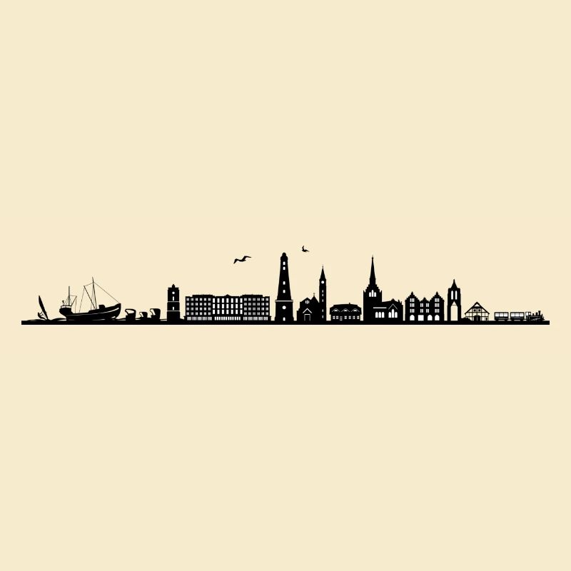 Skyline - Küste Borkum