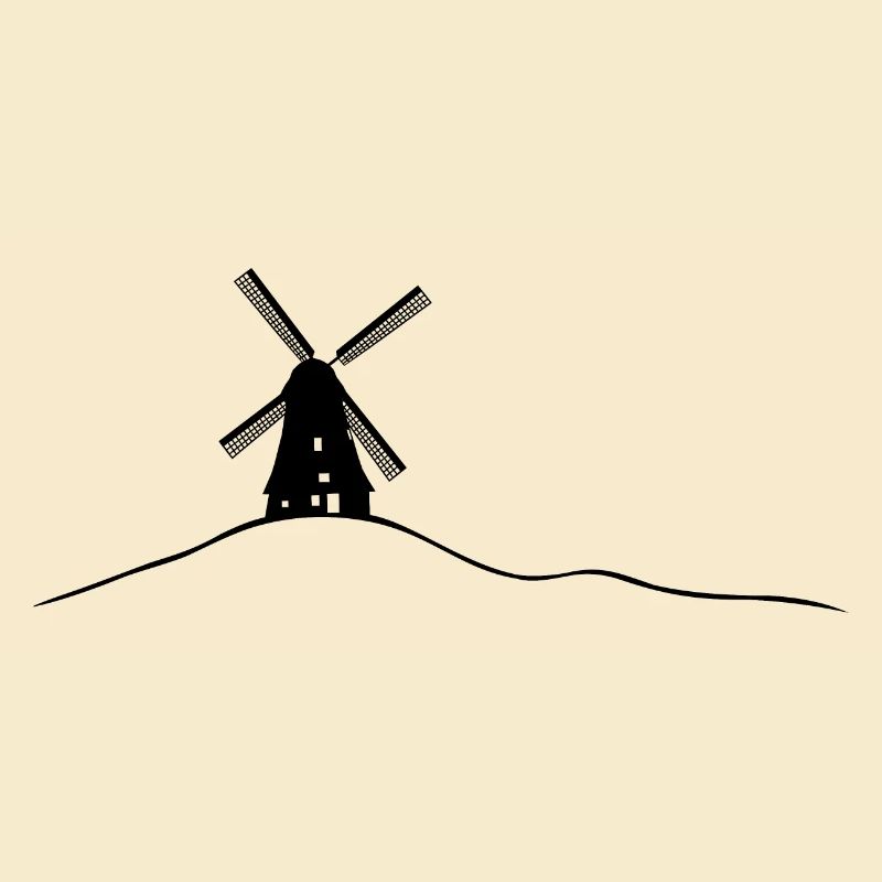 windmühle, Holland, netherlands windmill landscape