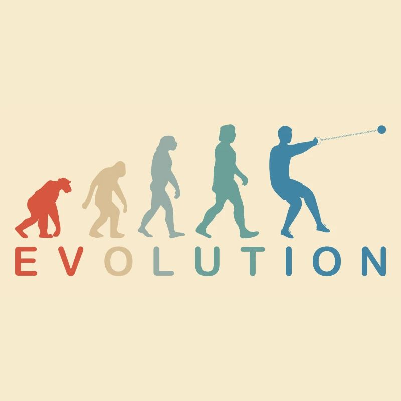 Marteau lancer de marteau hommes Evolution Retro