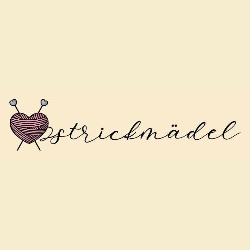 Stricken Frau Mädchen Strickmädel Geschenkidee