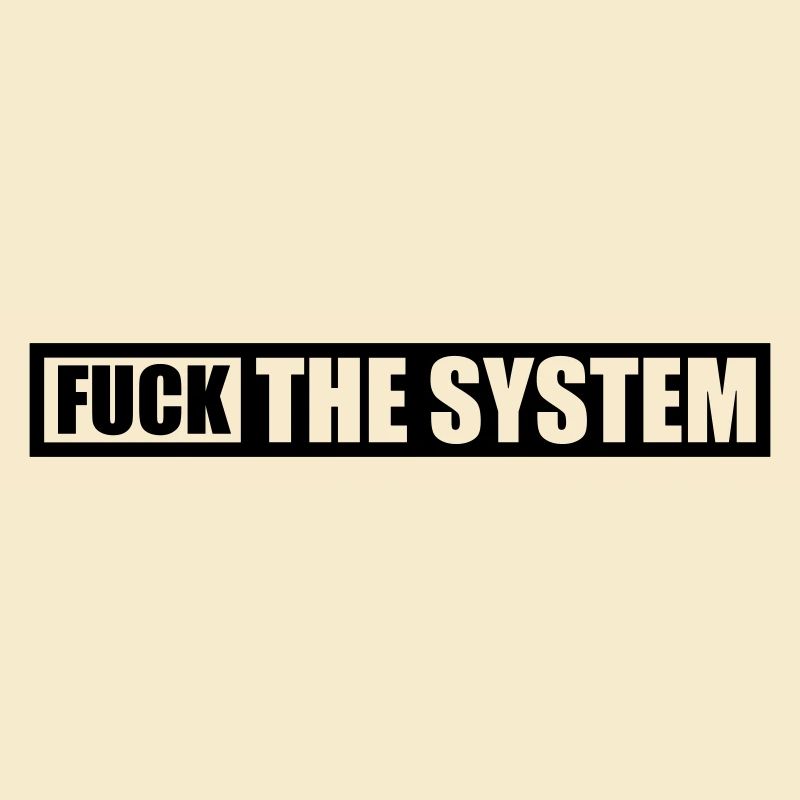 Logo fuck the system