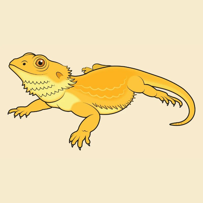 Beard agama take it easy