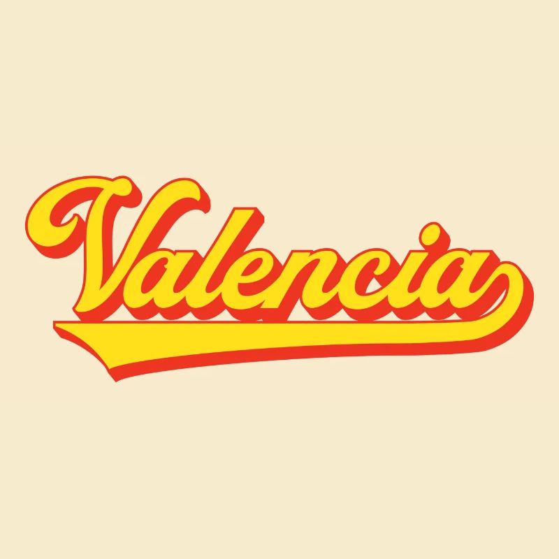 Valencia Script Logo