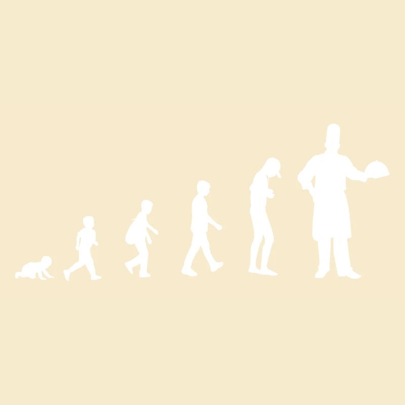 Évolution du bébé au chef / restaurant