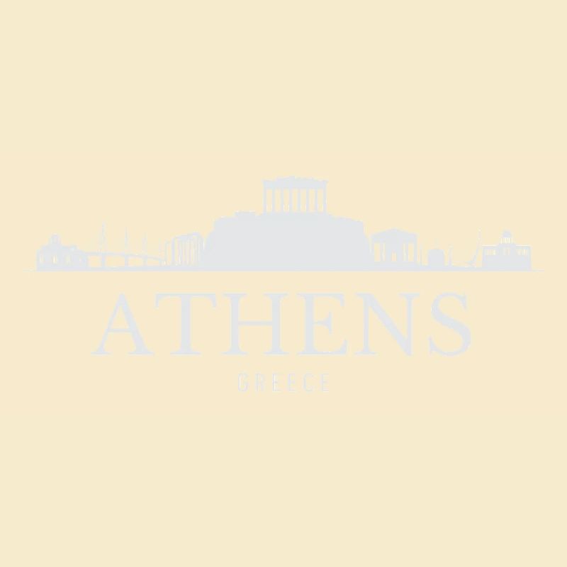 Silhouette d’Athènes, Grèce d’Athènes