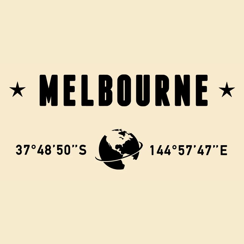 Melbourne, Australie, coordonne la planète Terre