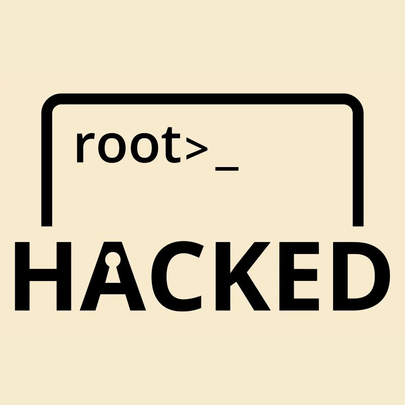 Hacked Hacker programmeur informatique