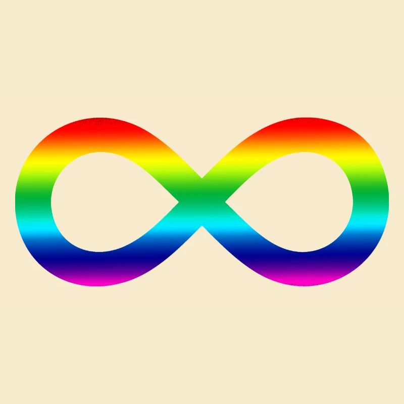 Unendlich Regenbogen