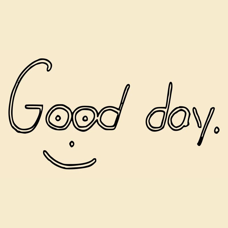 Good day with smiley