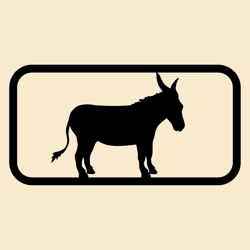 button sport logo cool donkey horse pony small pack