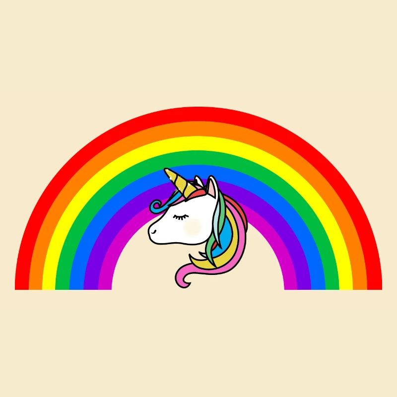 Regenbogen Einhorn