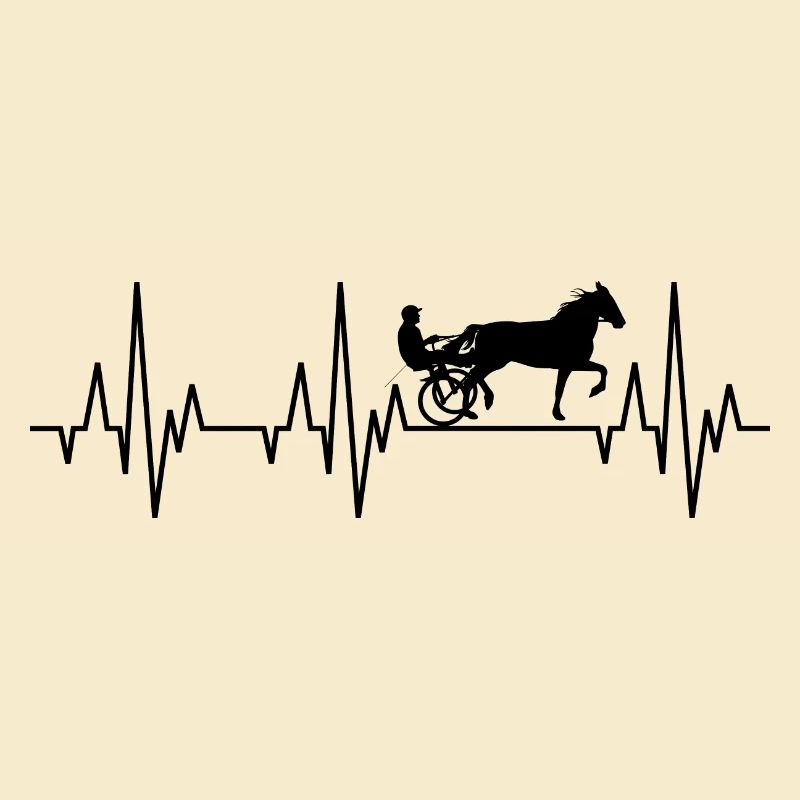 Heartbeat ECG harnais de course cheval de course