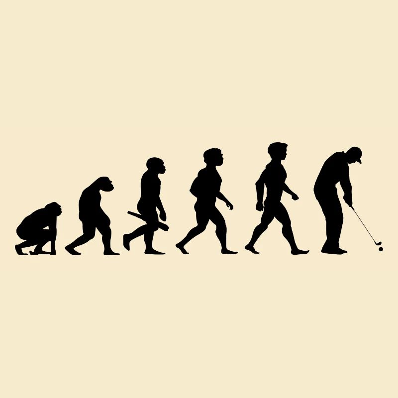 Evolution Golf Golfer Golfspieler Golfplatz