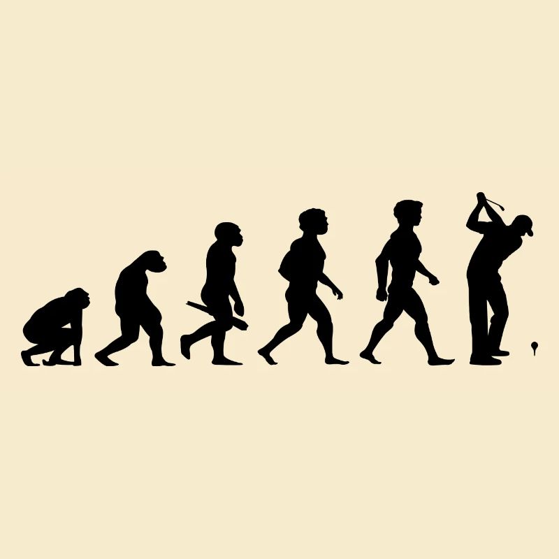 Evolution Golf Golfer Golfspieler Golfplatz