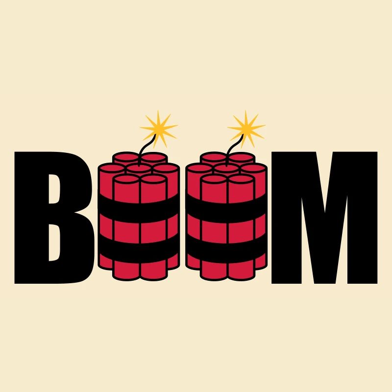 boom allumé tnt dynamite explosion explosion