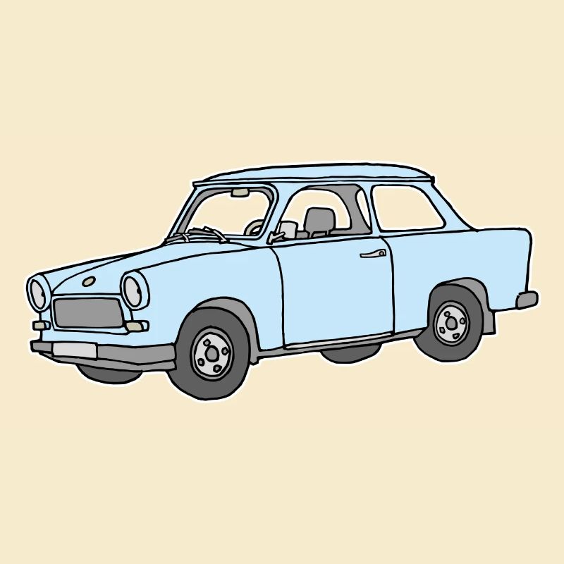 Hellblauer Trabi, 