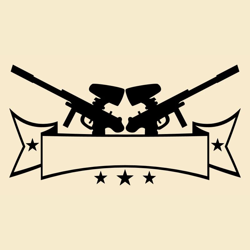 Write banner text 2 weapons aim paintball sp