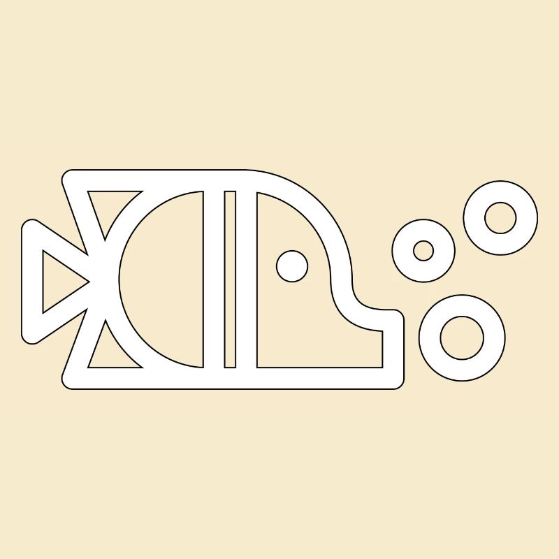 Fisch Tier Wasser Comic Geschenk Idee Lebewesen