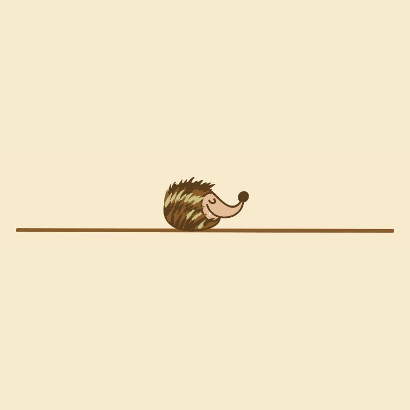 schlafender Igel