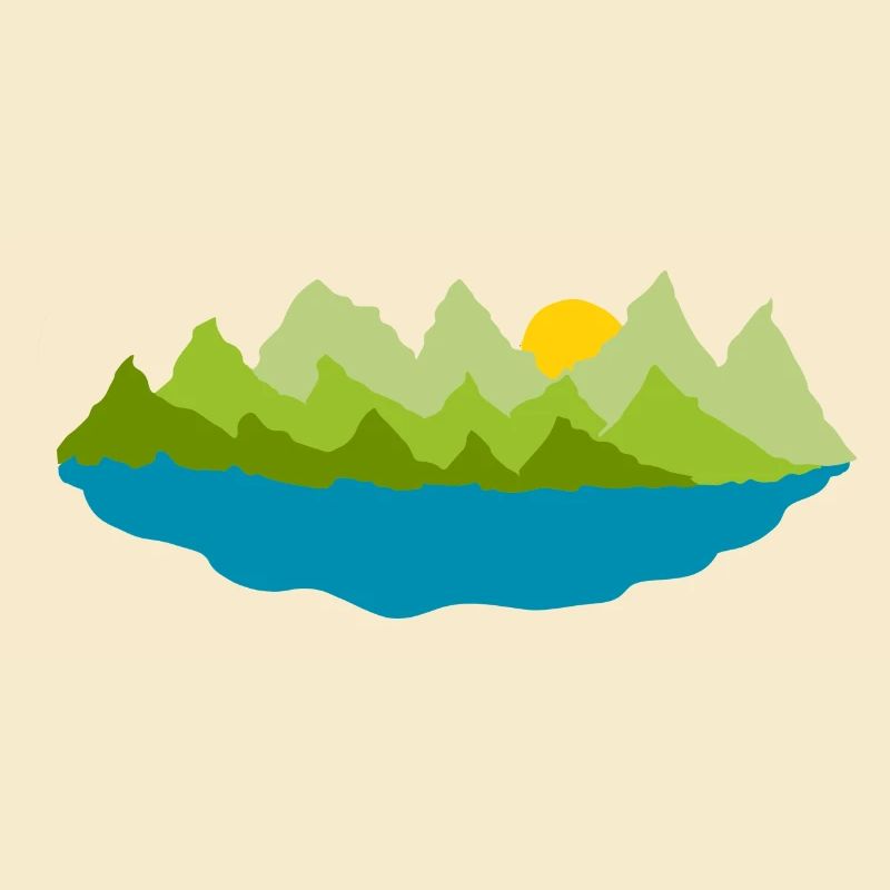 Landschaft - Bäume - See