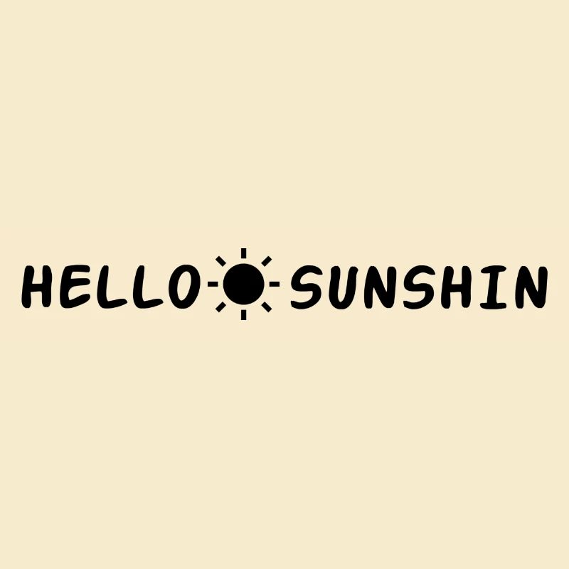 Hallo Sonnenschein