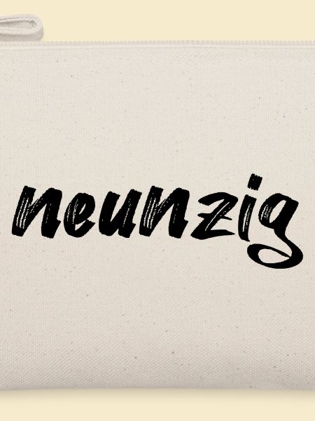 Neunzig Schriftzug