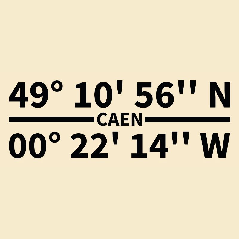 Coordonnées de Caen