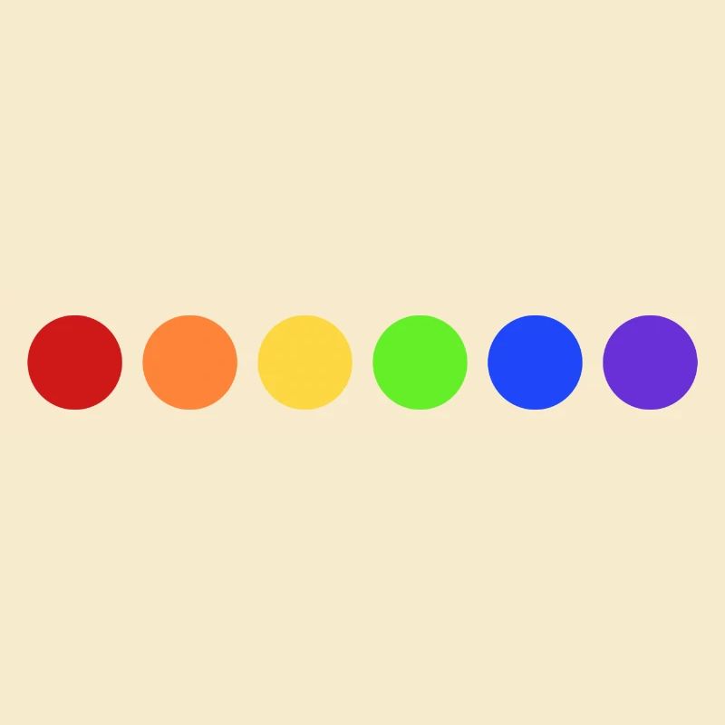 PRIDE Regenbogen Punkte