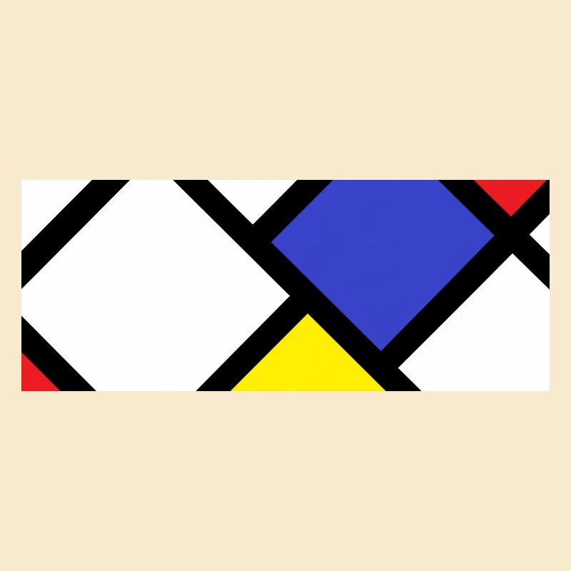 Contre-composition selon « De Stijl »