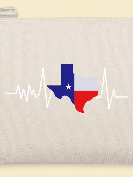 Texas Herzschlag Flagge