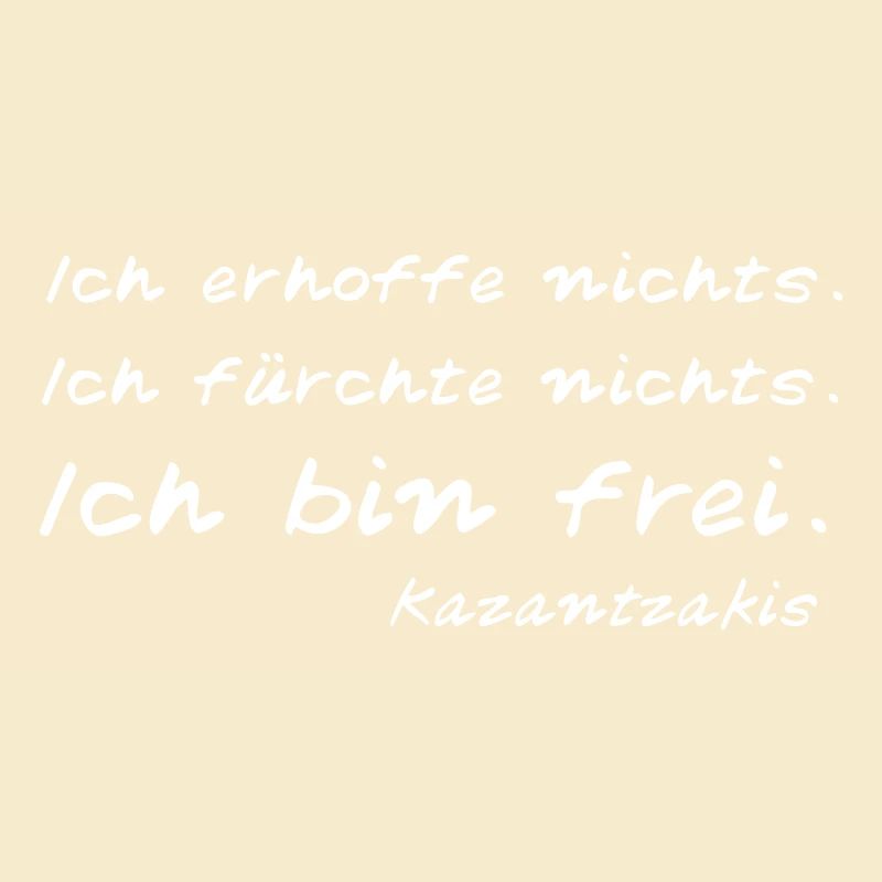 Kazantzakis - Ich bin frei!