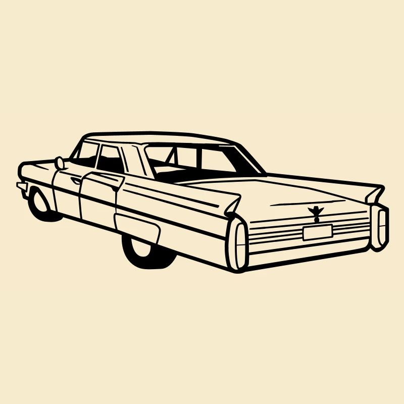 Caddy Vektor - Oldtimer, Low Rider
