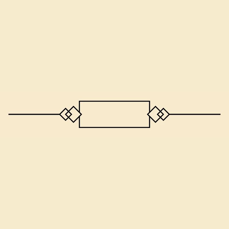 frame empty stroke ornament