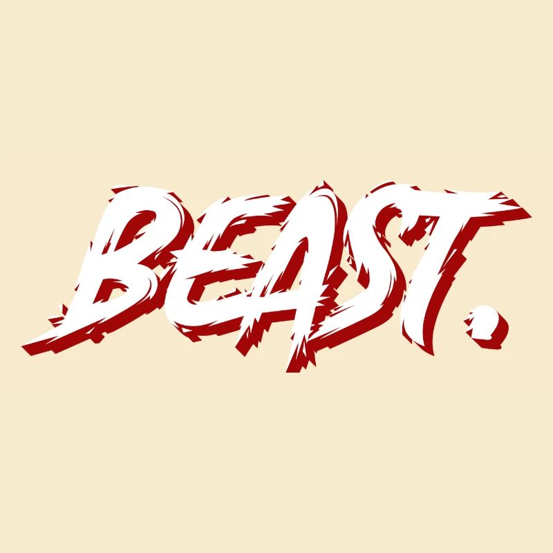 Beast Graffiti Pinseltext