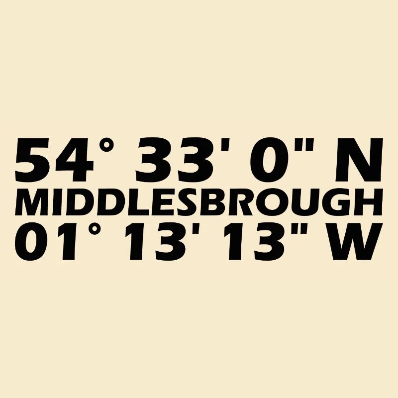 Coordonnées de Middlesbrough