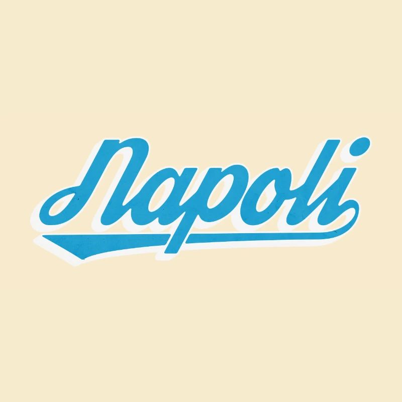 Napoli Rétro Script Blue