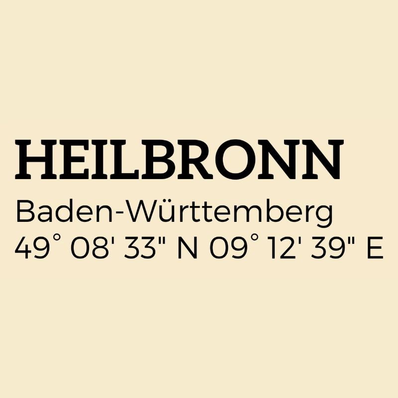 Heilbronn Baden-Württemberg coordinates
