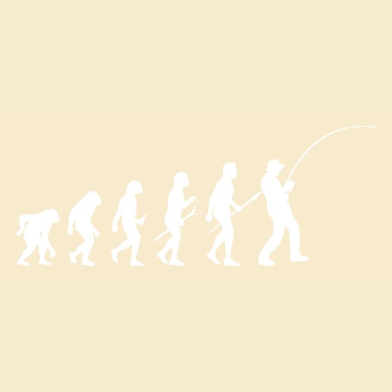 Silhouette du pêcheur Evolution