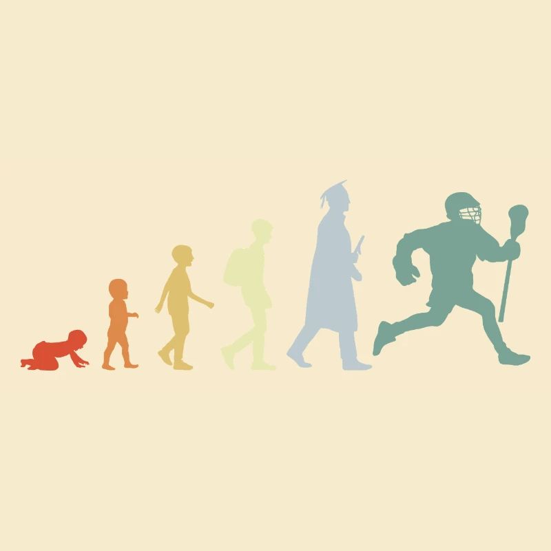 Evolution eines Lacrosse Spielers
