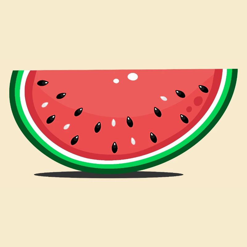 Tranche de design de pastèque