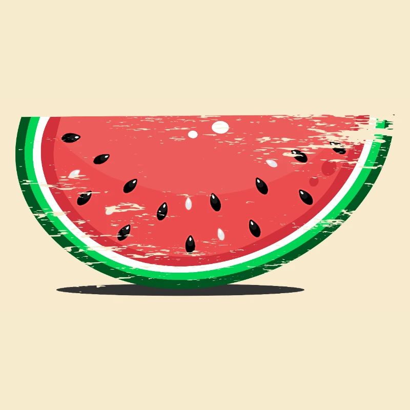 Tranche de conception de pastèque utilisée