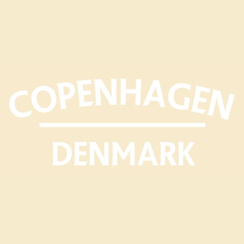 Kopenhagen – Dänemark Textdesign