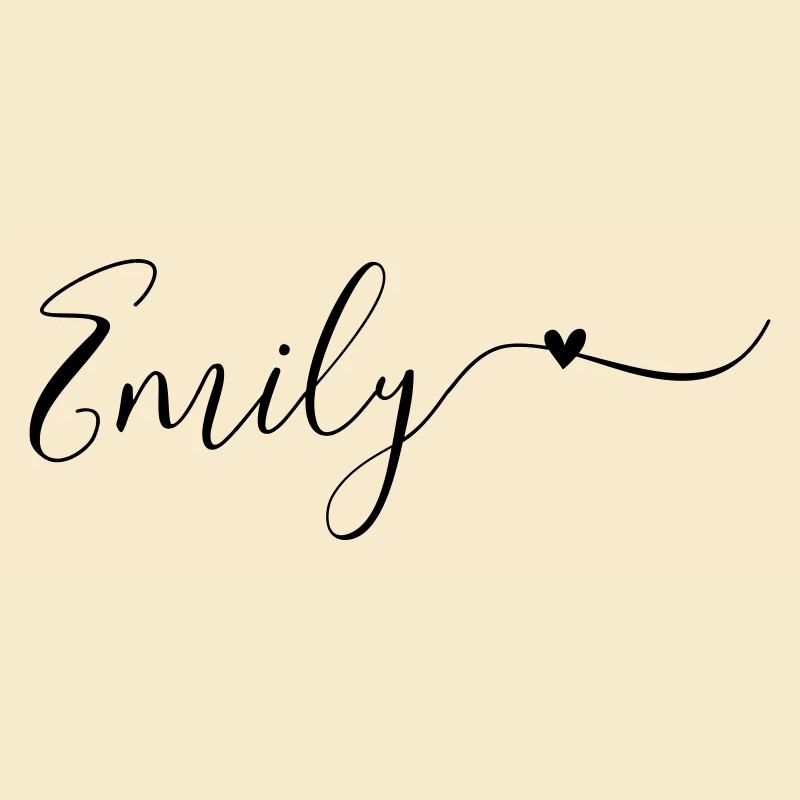 Prénom Emily Prénom décoratif
