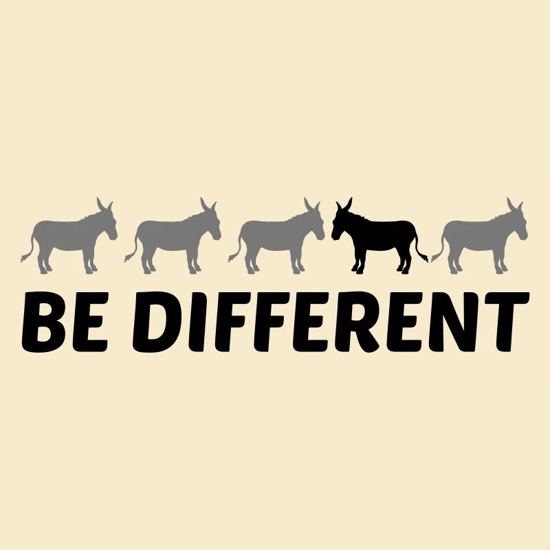text different be different donkey horse pony small pac