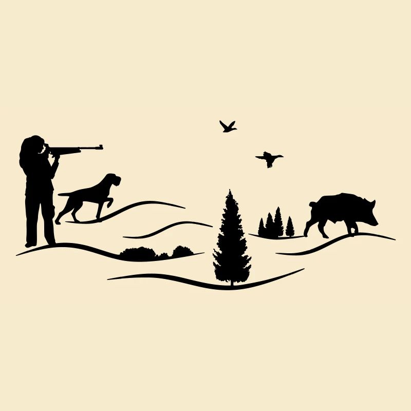 Huntress wirehaired pointer