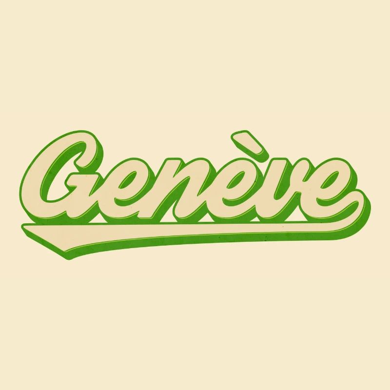 Genève Retro Script Limette