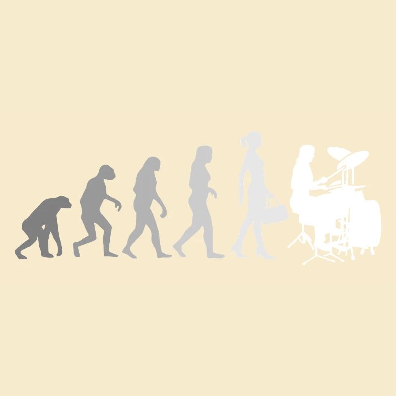 Evolution Schlagzeugerin Percussionniste