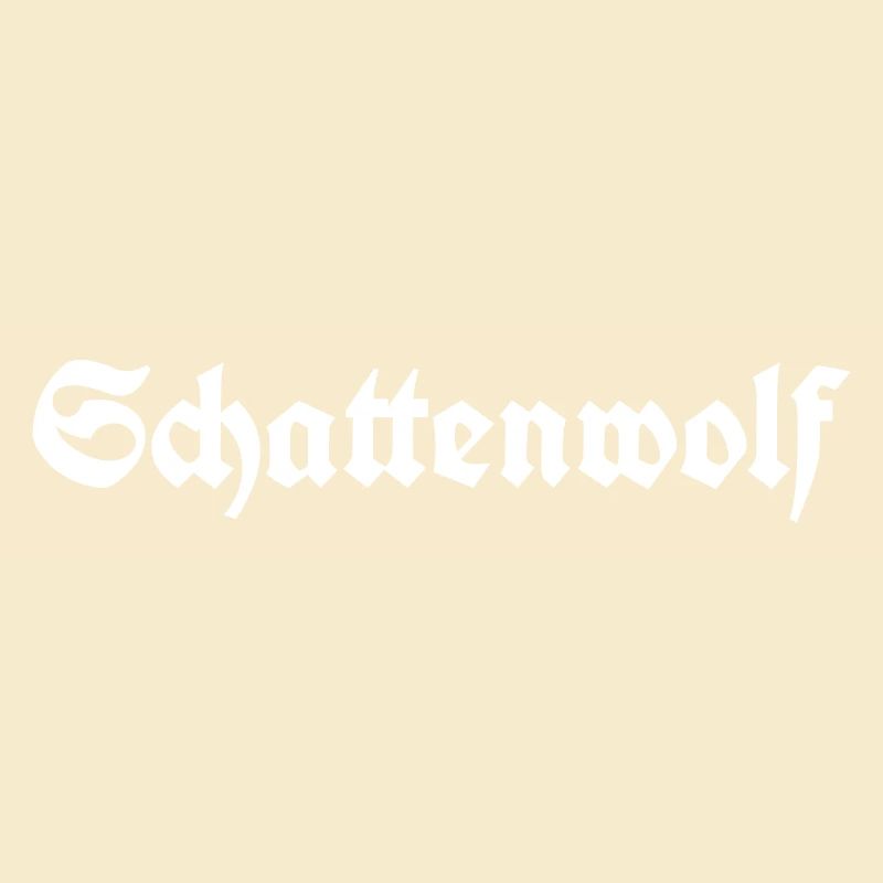 Schattenwolf Schriftzug