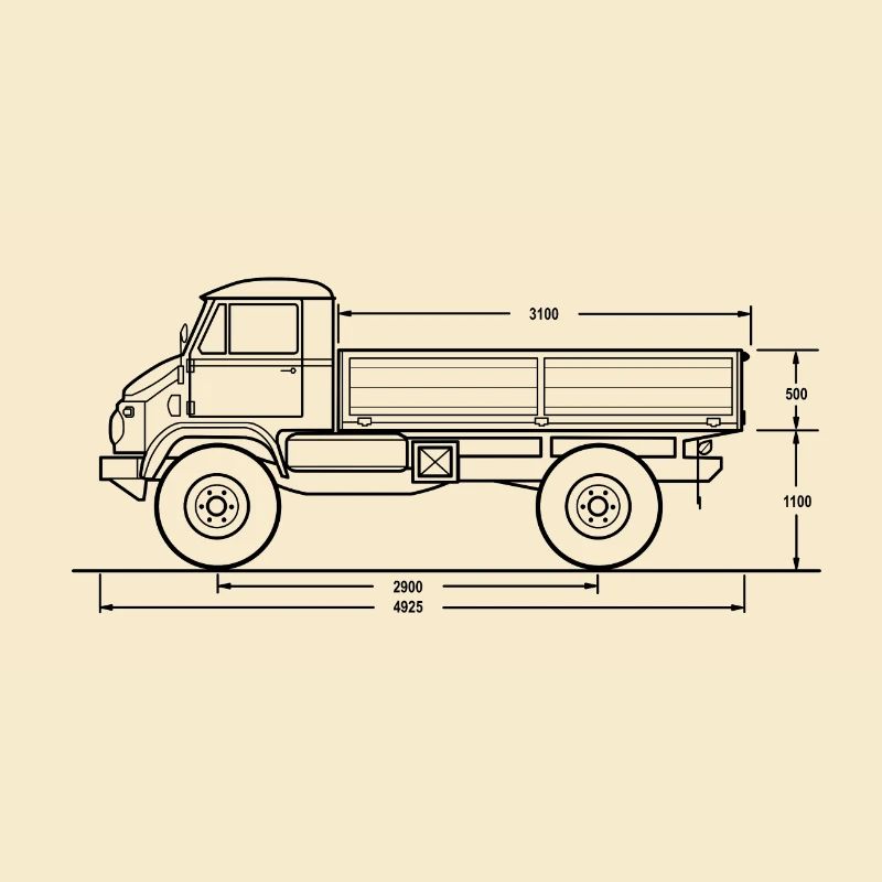 Unimog - Oldtimer - Universal Motorgerät