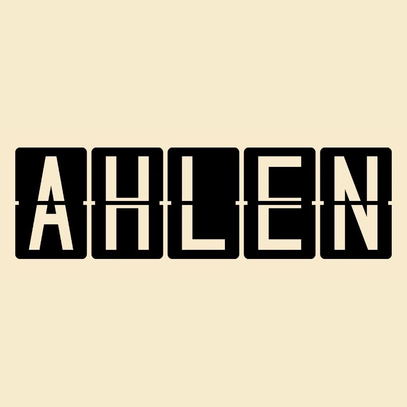 Ahlen Flughafentafel